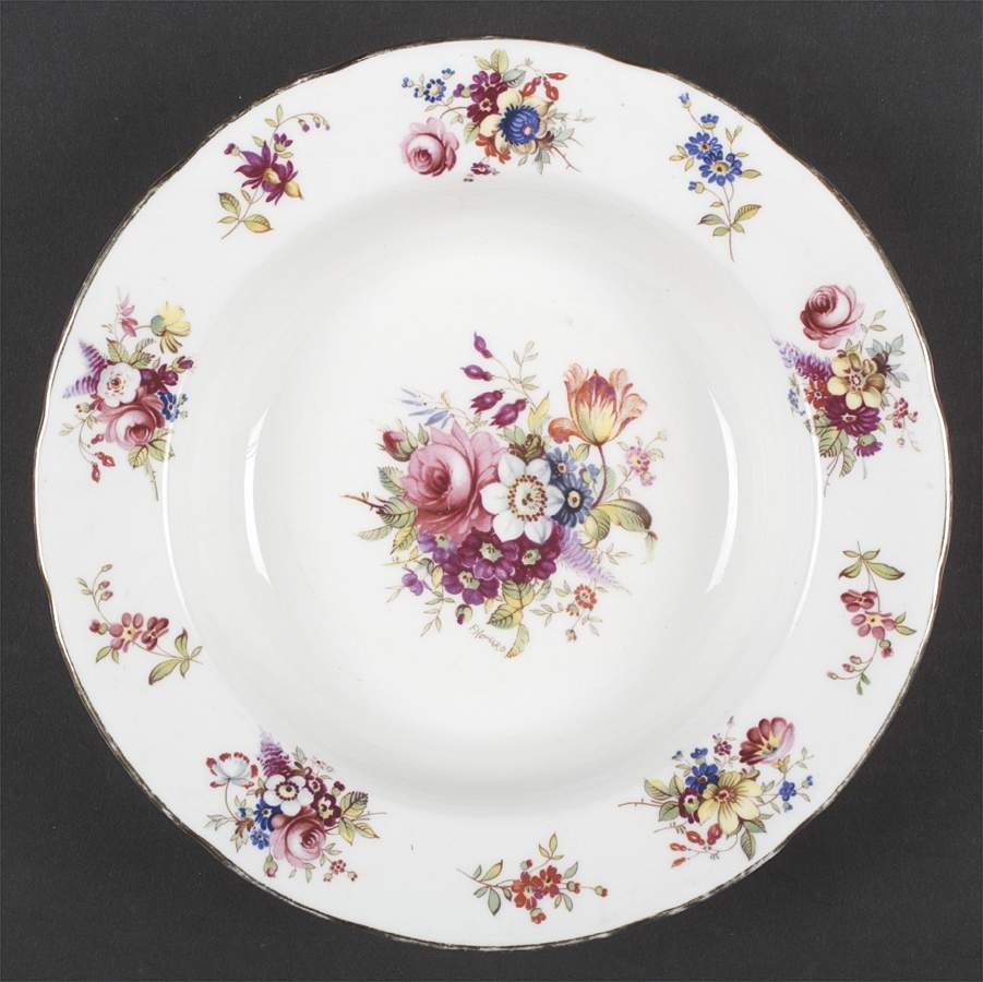 Minuet Rim Soup Bowl by Hammersley-1