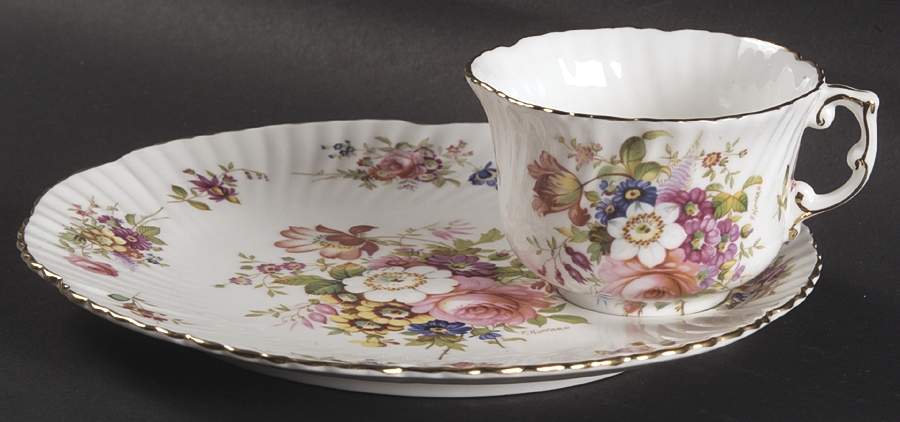 Minuet Snack Plate & Cup Set by Hammersley-1