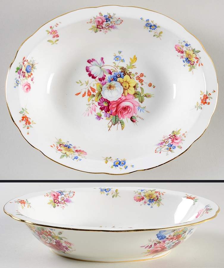 Minuet 9" Oval Vegetable Bowl by Hammersley-1