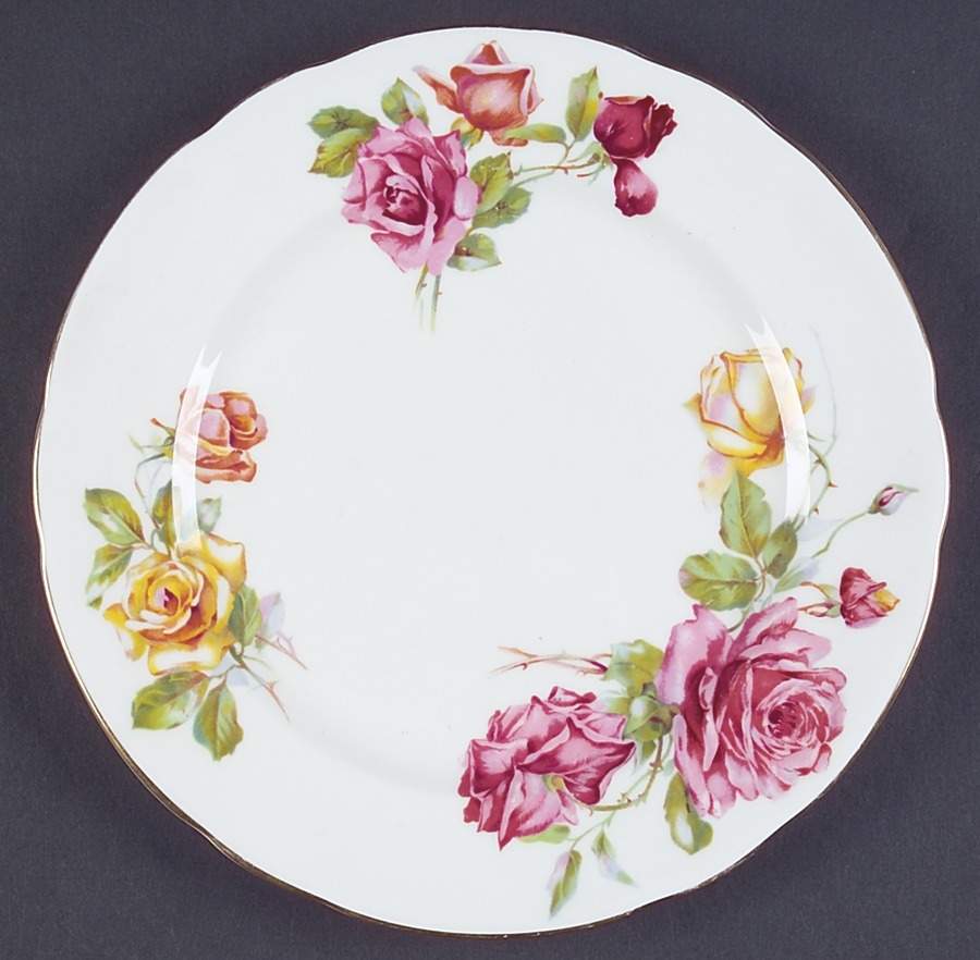Morgan's Rose Salad Plate by Hammersley-1