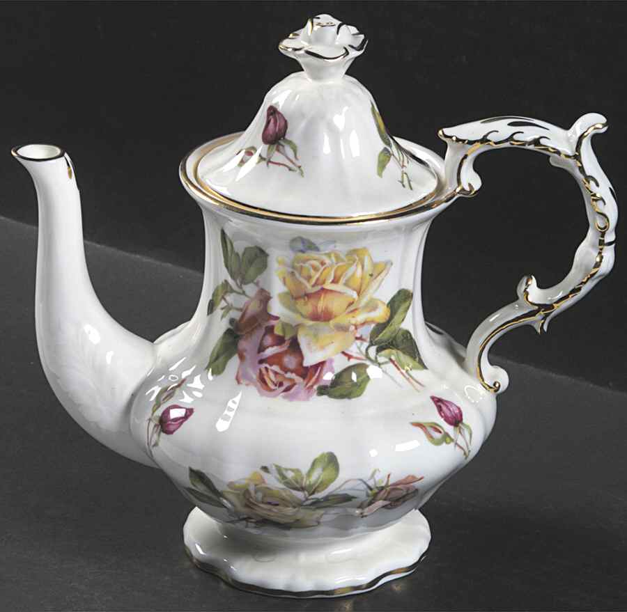 Morgan's Rose Mini Coffee Pot & Lid by Hammersley-1