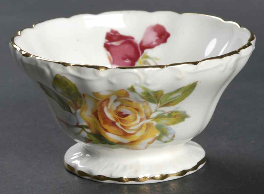 Morgan's Rose Open Sugar Bowl by Hammersley-1