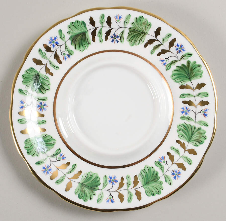 Palmetto Saucer for Footed Cream Soup Bowl by Hammersley-1