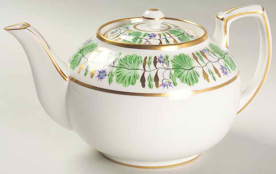 Palmetto Small Teapot & Lid by Hammersley-1