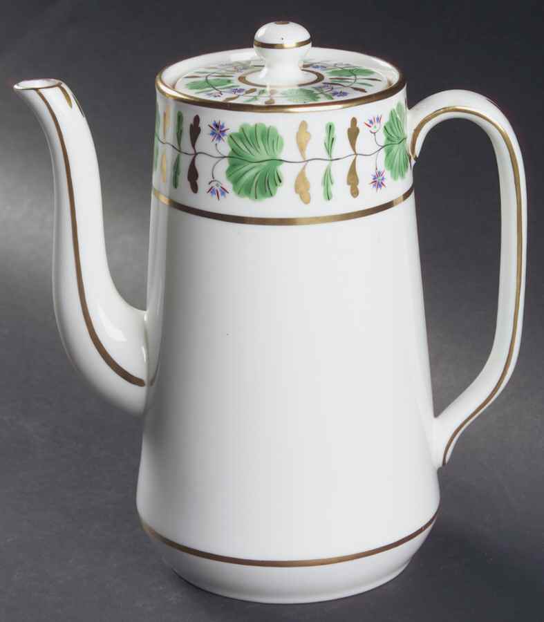 Palmetto Coffee Pot & Lid by Hammersley-1