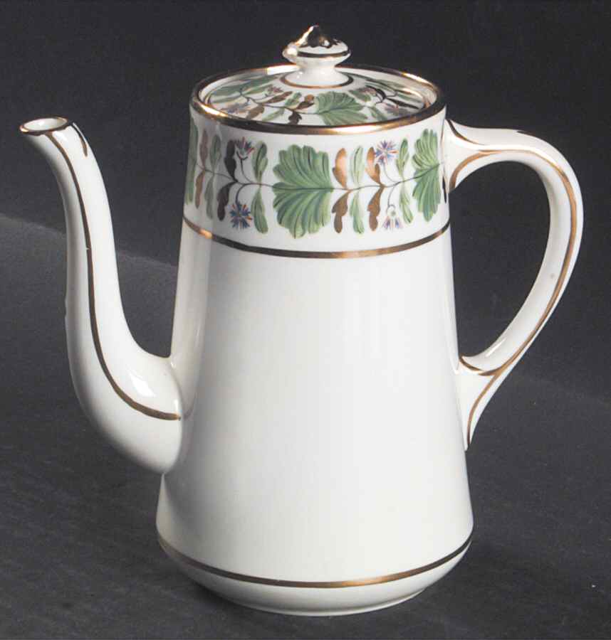 Palmetto Mini Coffee Pot & Lid by Hammersley-1