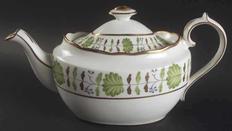 Palmetto Teapot & Lid by Hammersley-1