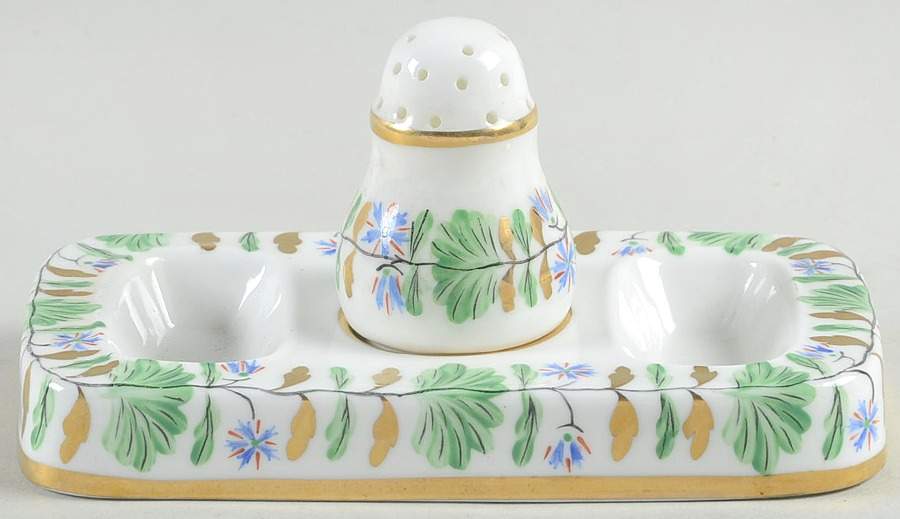 Palmetto Double Salt Dip & Shaker by Hammersley-1