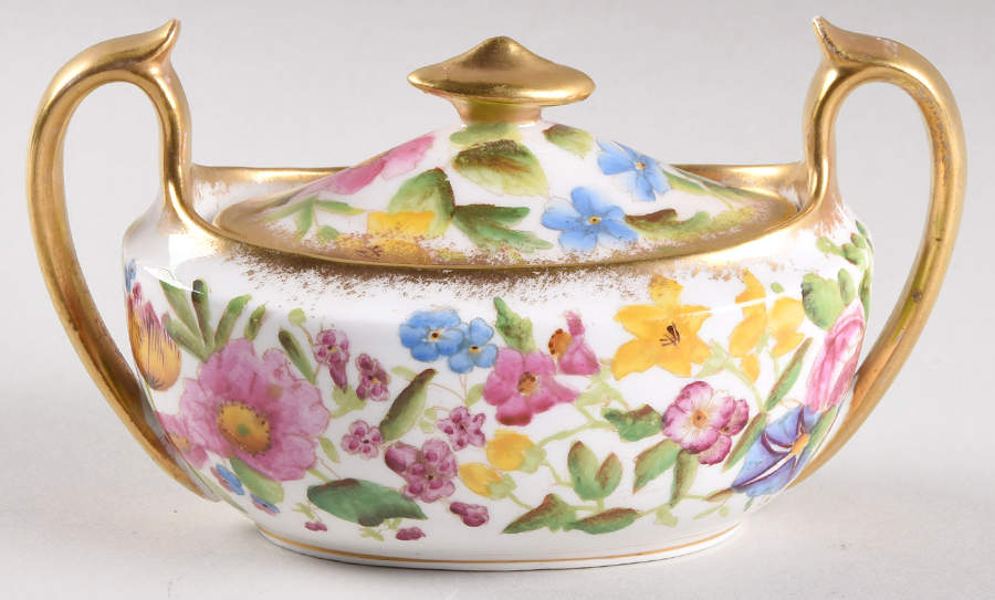 Queen Ann Mini Sugar Bowl & Lid by Hammersley-1