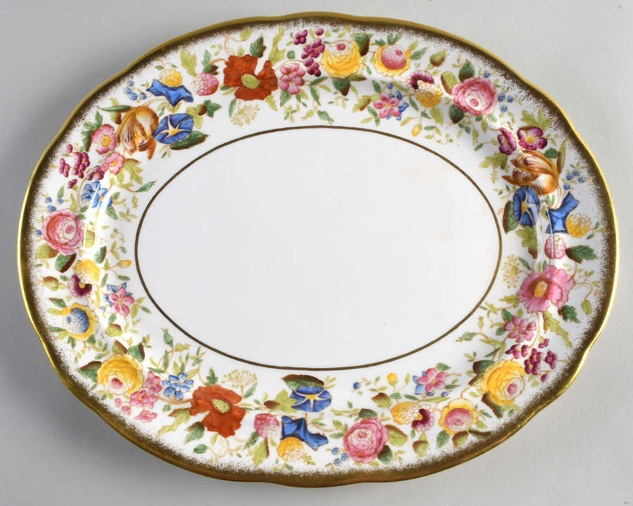 Queen Ann 13" Oval Serving Platter by Hammersley-1