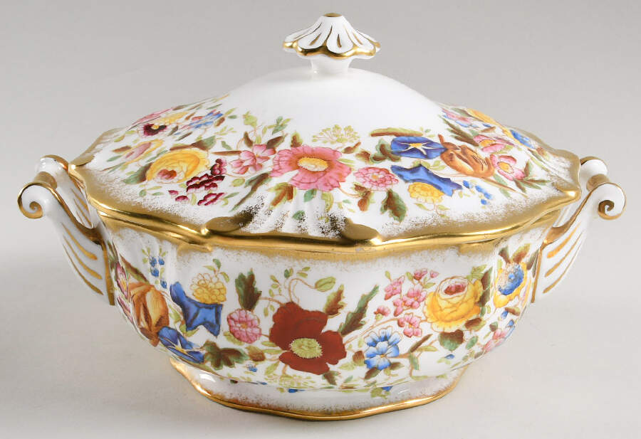 Queen Ann Round Covered Vegetable by Hammersley-1