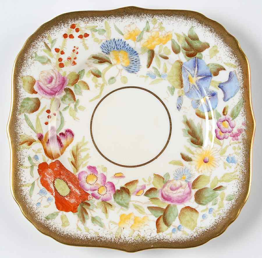 Queen Ann Square Bread & Butter Plate by Hammersley-1