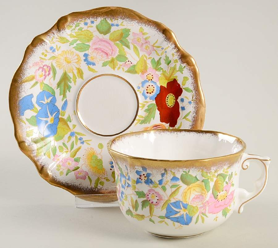 Queen Ann Breakfast Cup & Saucer Set by Hammersley-1