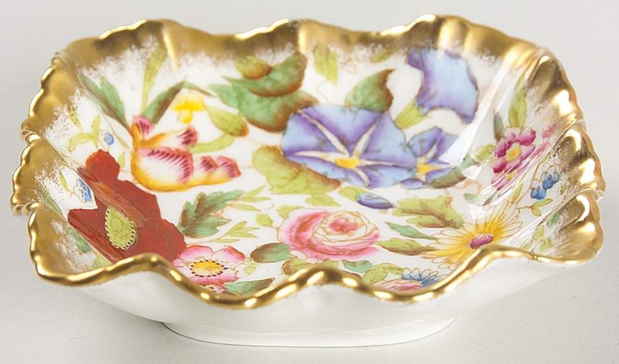 Queen Ann 4" Square Nut Dish by Hammersley-1