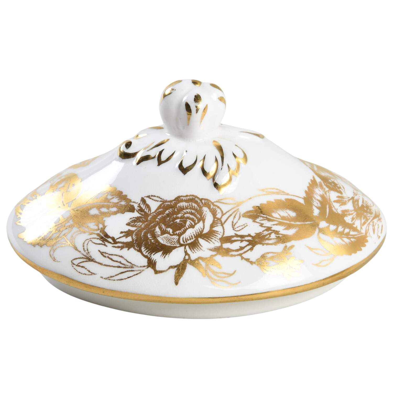 Rose Point Lid for Sugar Bowl by Hammersley-1