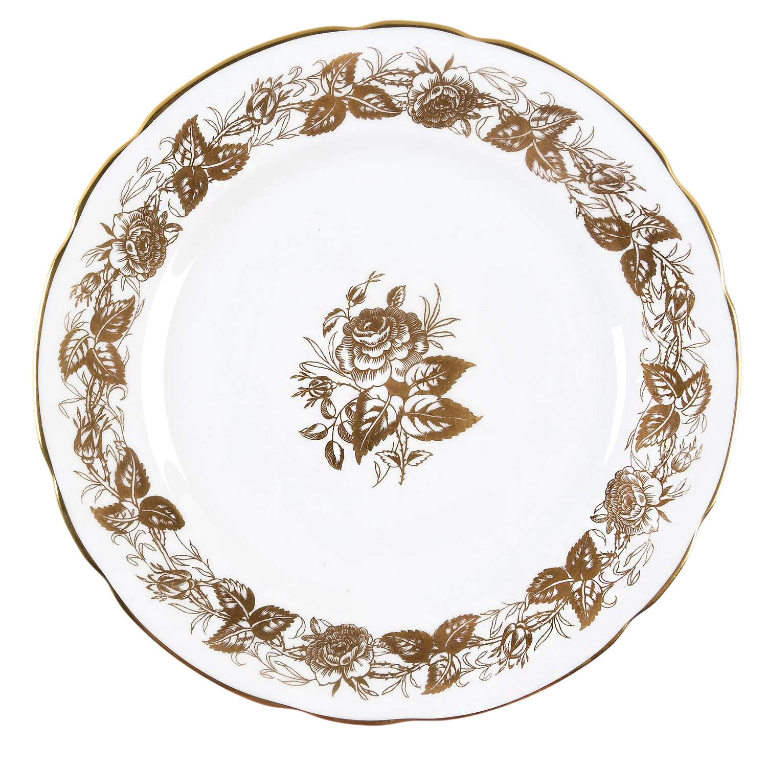 Rose Point Salad Plate by Hammersley-1