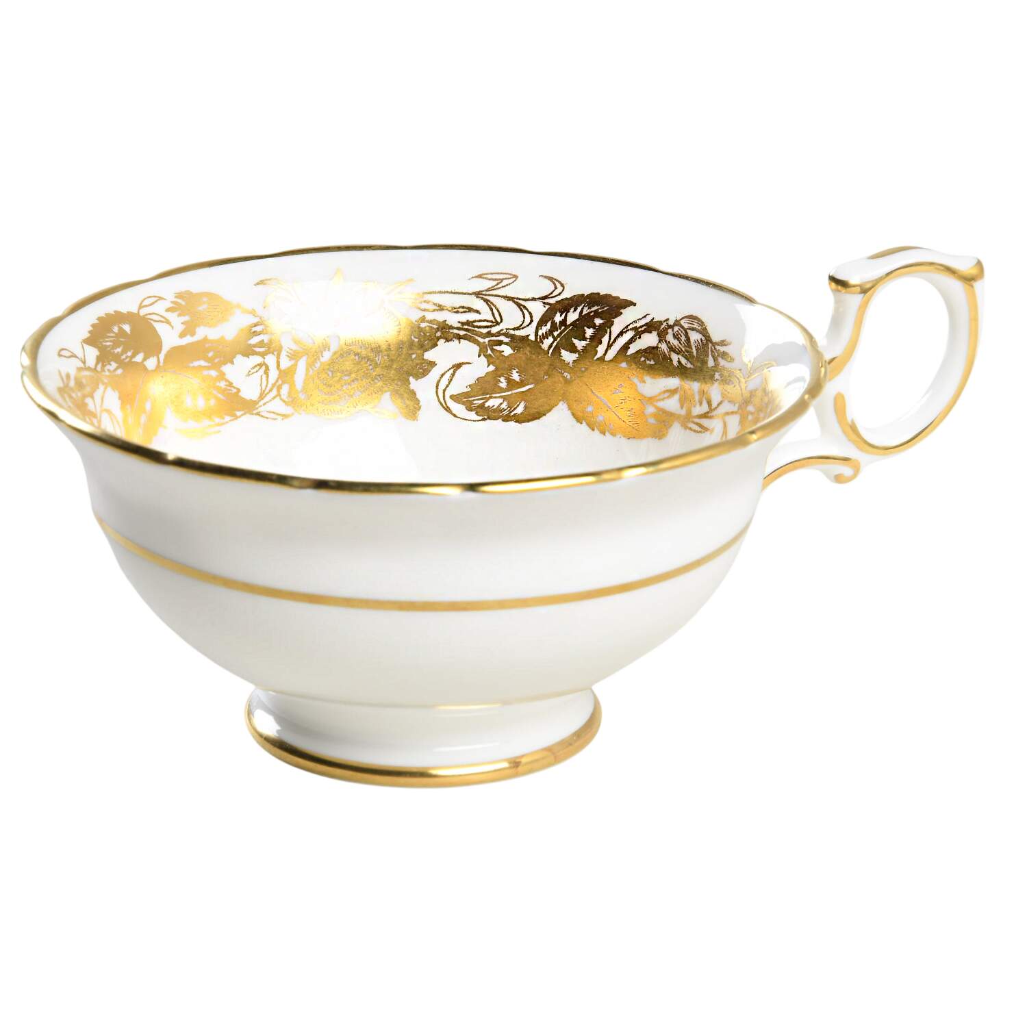 Rose Point Footed Cup by Hammersley-1