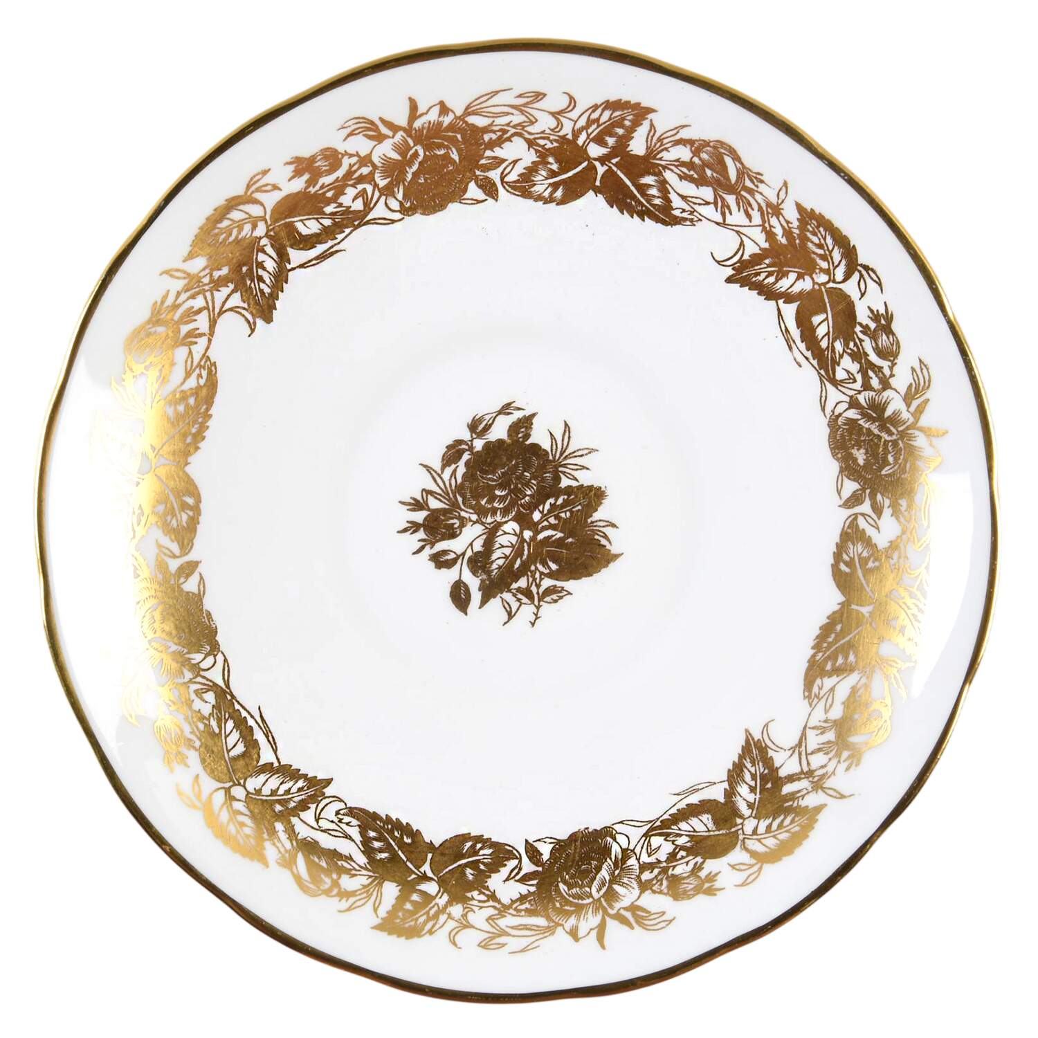 Rose Point Saucer for Cream Soup Bowl by Hammersley-1