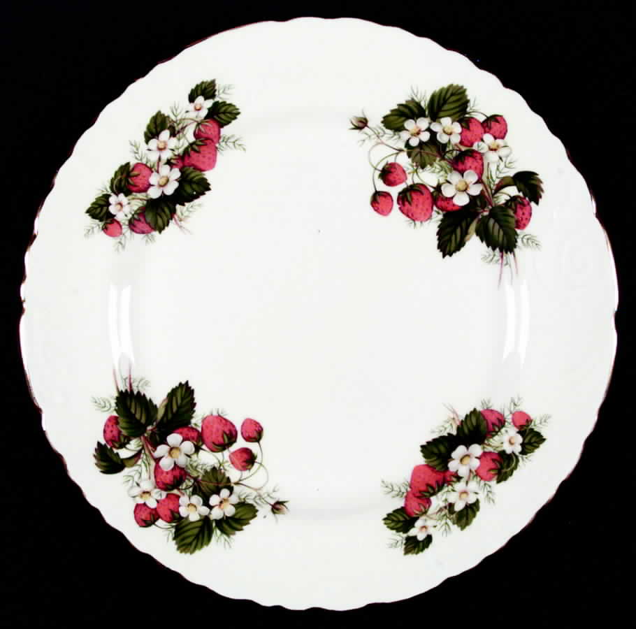 Strawberry Ripe (Small Scallops On Edge) Dinner Plate by Hammersley-1