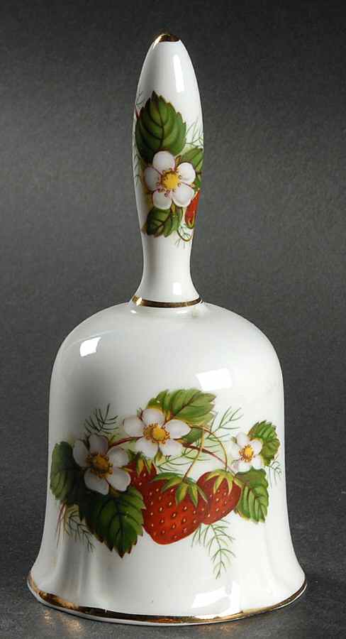 Strawberry Ripe (Small Scallops On Edge) Bell by Hammersley-1