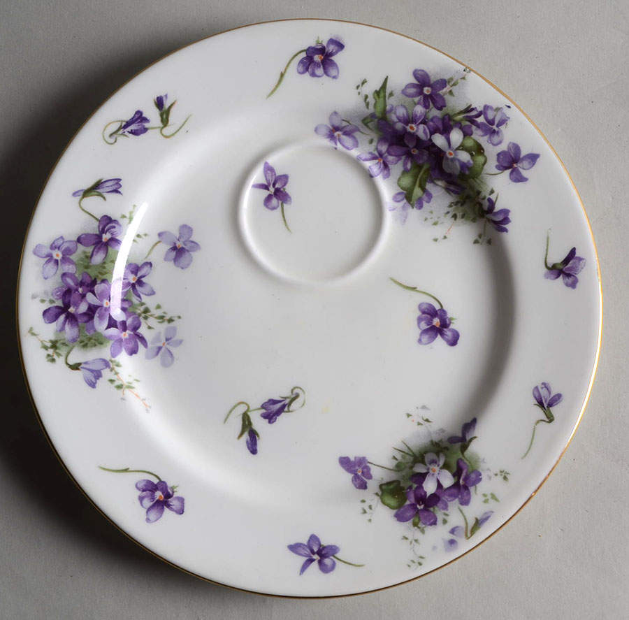 Victorian Violets Snack Plate by Hammersley-1