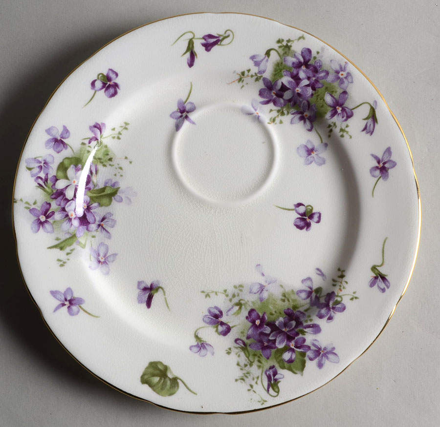Victorian Violets Snack Plate by Hammersley-1