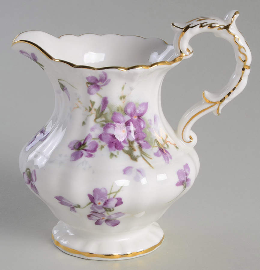 Victorian Violets Creamer by Hammersley-1