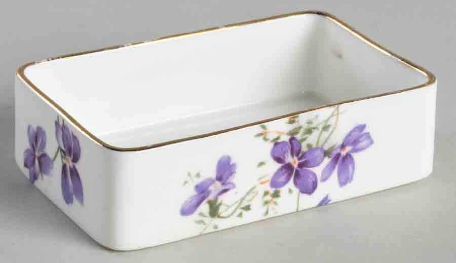 Victorian Violets Trinket Box No Lid by Hammersley-1