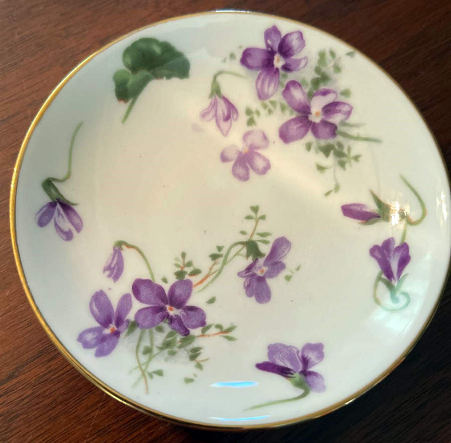 Victorian Violets Butter Pat by Hammersley-1