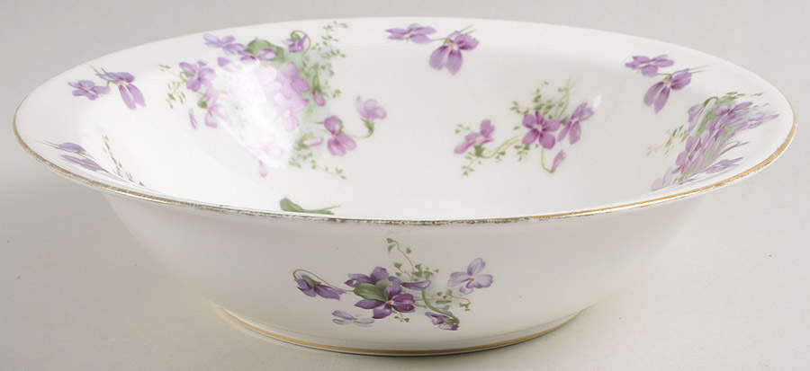 Victorian Violets 9" Round Vegetable Bowl by Hammersley-1