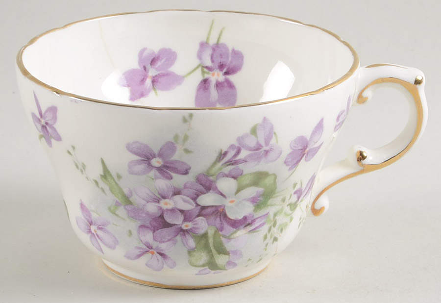 Victorian Violets Footed Cup by Hammersley-1