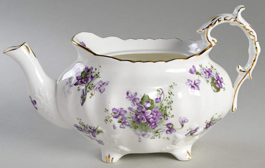 Victorian Violets Teapot No Lid by Hammersley-1
