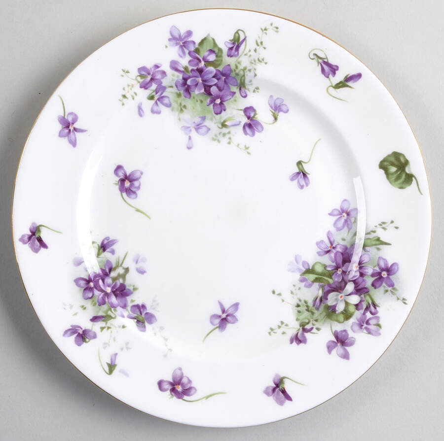 Victorian Violets Salad Plate by Hammersley-1