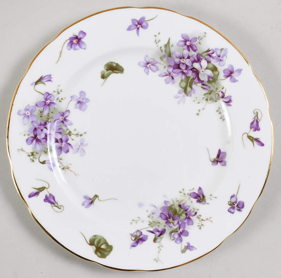 Victorian Violets Salad Plate by Hammersley-1