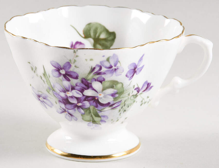 Victorian Violets Footed Cup by Hammersley-1