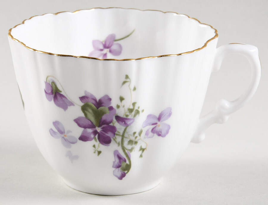Victorian Violets Flat Cup by Hammersley-1