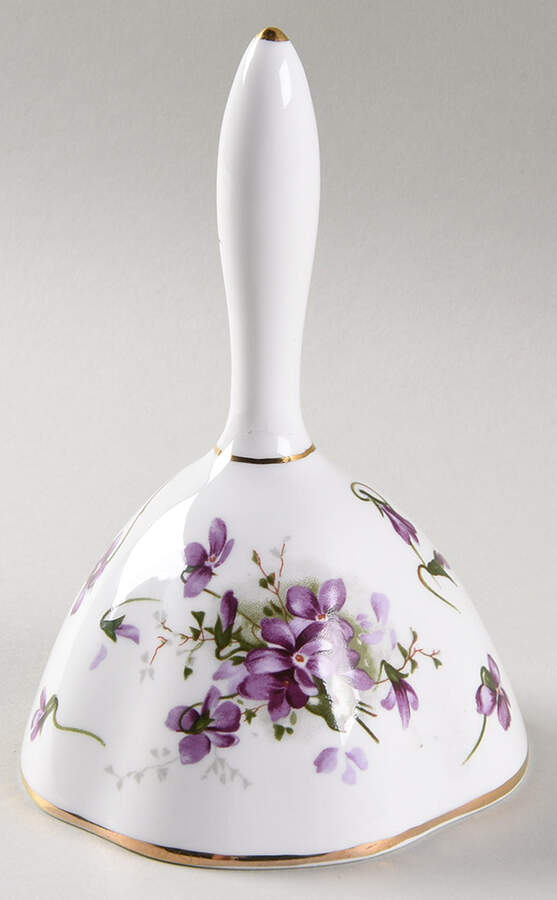 Victorian Violets Bell by Hammersley-1