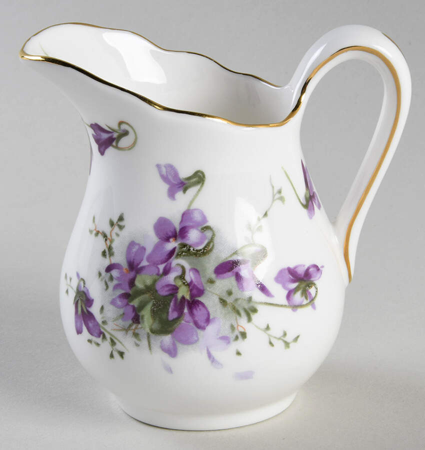 Victorian Violets Creamer by Hammersley-1