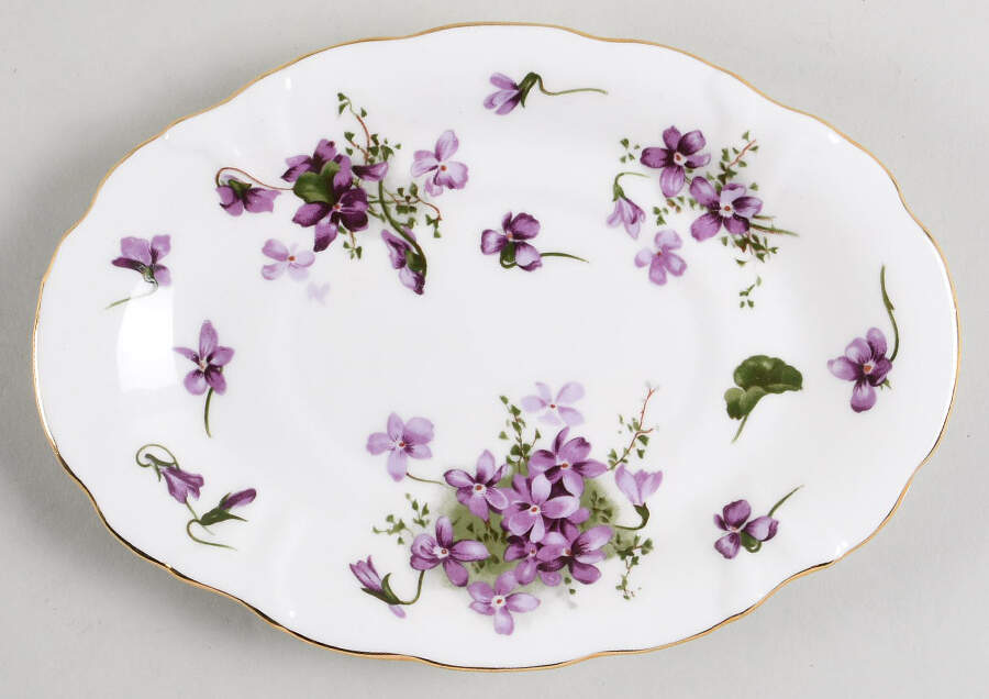 Victorian Violets Gravy Boat by Hammersley-1