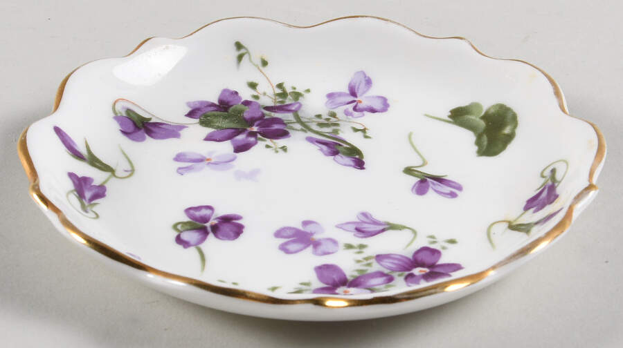 Victorian Violets 4" Round Sweet Dish by Hammersley-1