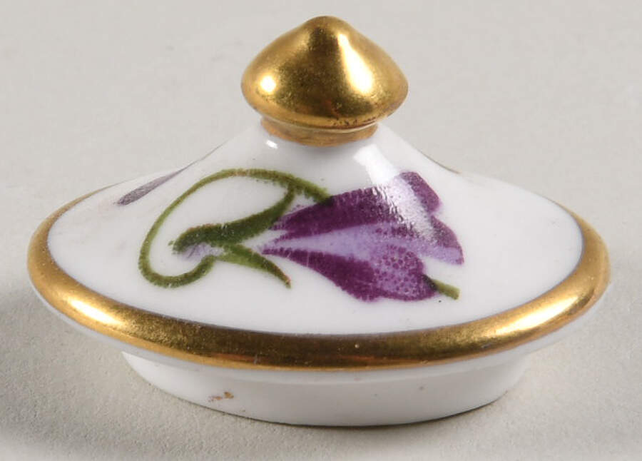Victorian Violets Lid for Miniature Teapot by Hammersley-1