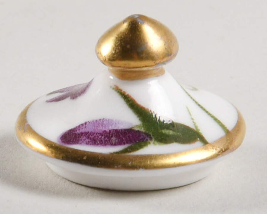 Victorian Violets Lid for Miniature Sugar Bowl by Hammersley-1