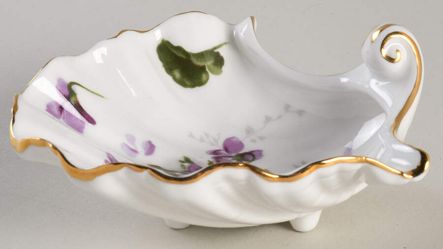 Victorian Violets 4" Ashtray by Hammersley-1