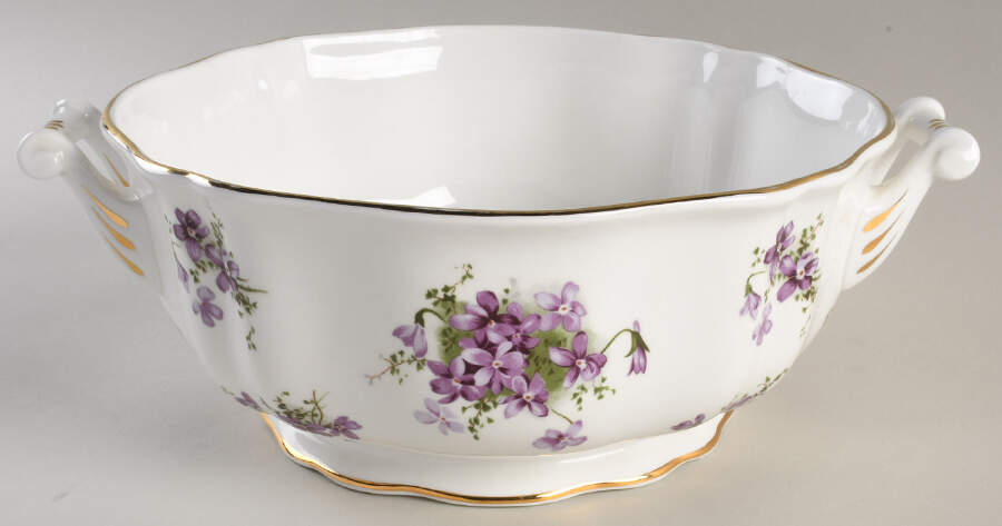 Victorian Violets Tureen No Lid by Hammersley-1