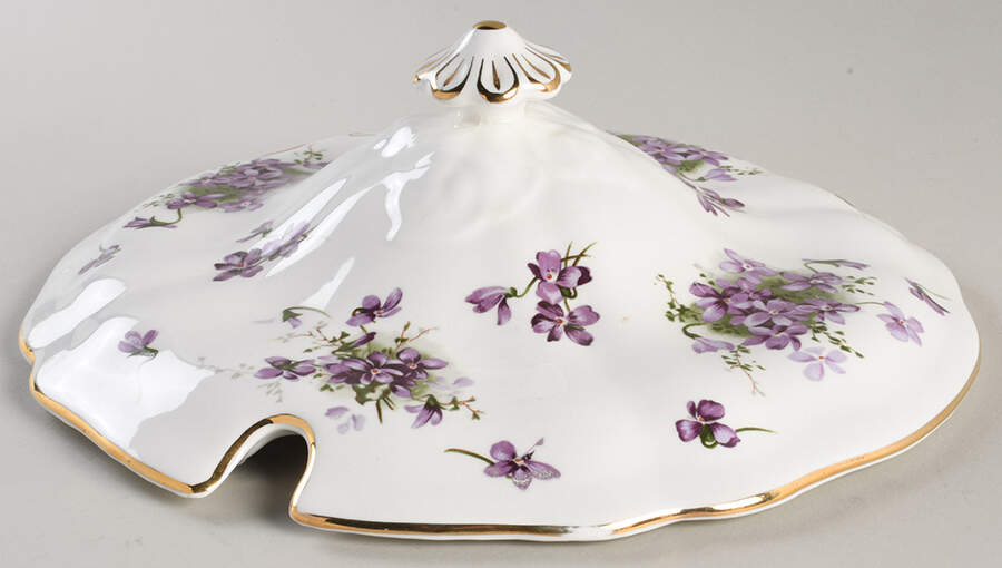 Victorian Violets Lid for Tureen by Hammersley-1