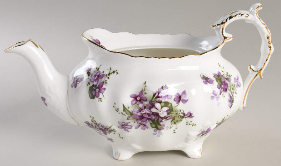 Victorian Violets Teapot No Lid by Hammersley-1