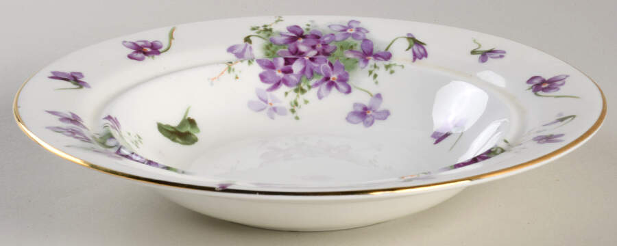 Victorian Violets Round Butter No Lid by Hammersley-1