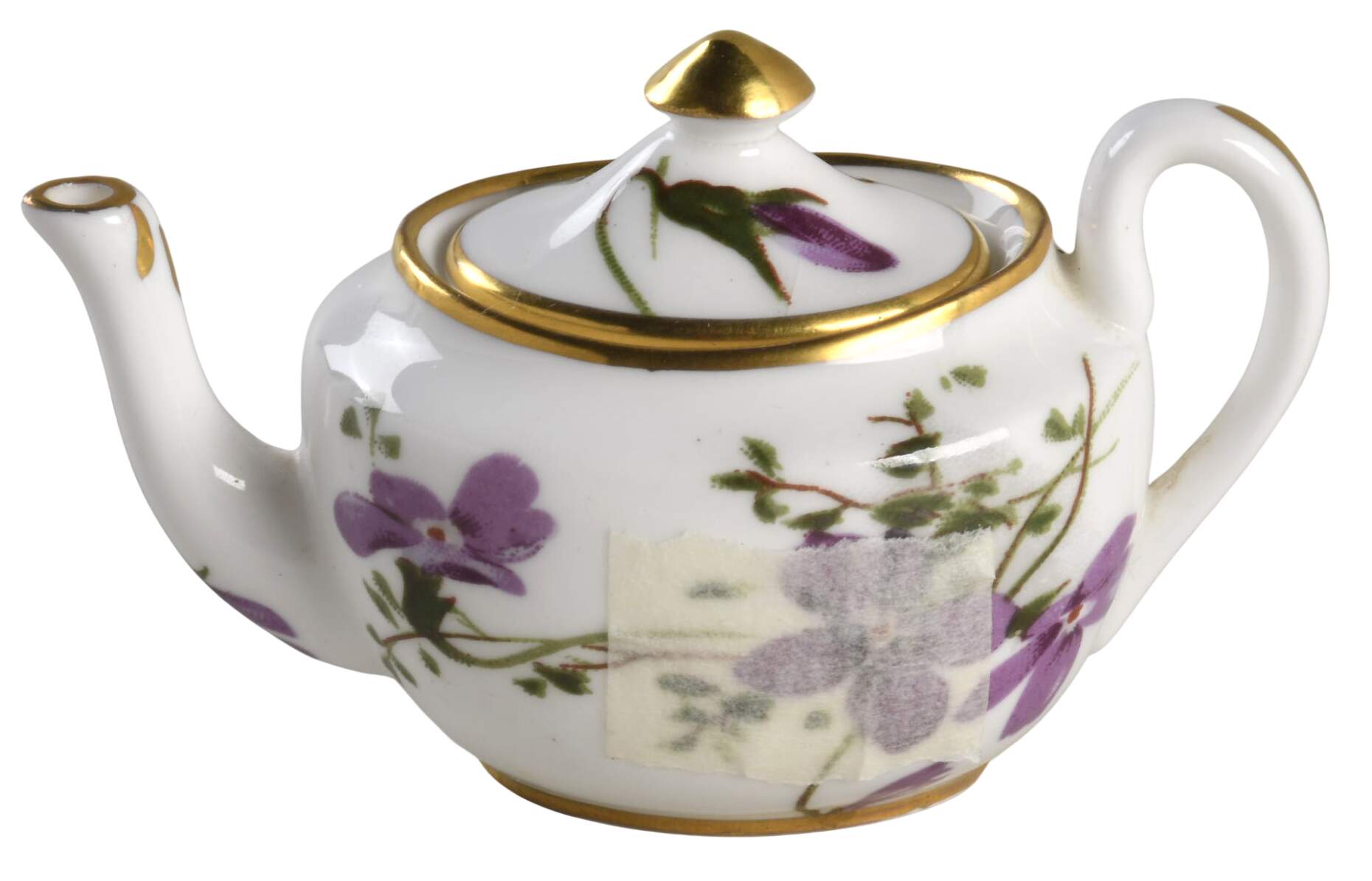 Victorian Violets Miniature Teapot & Lid by Hammersley-1