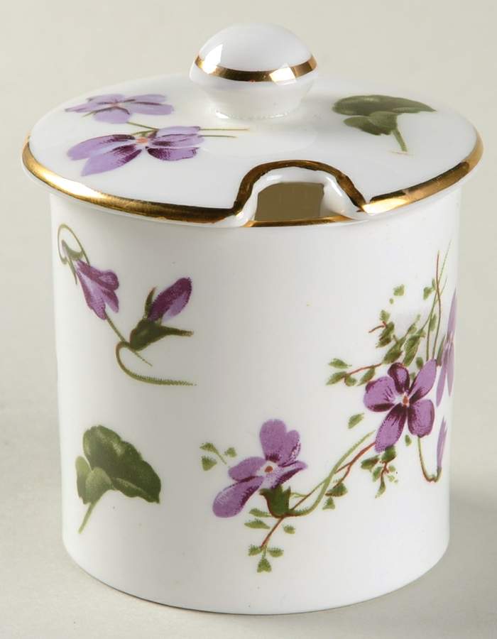 Victorian Violets Jam/Jelly & Lid by Hammersley-1