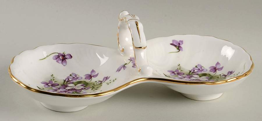 Victorian Violets 2-Part Relish by Hammersley-1